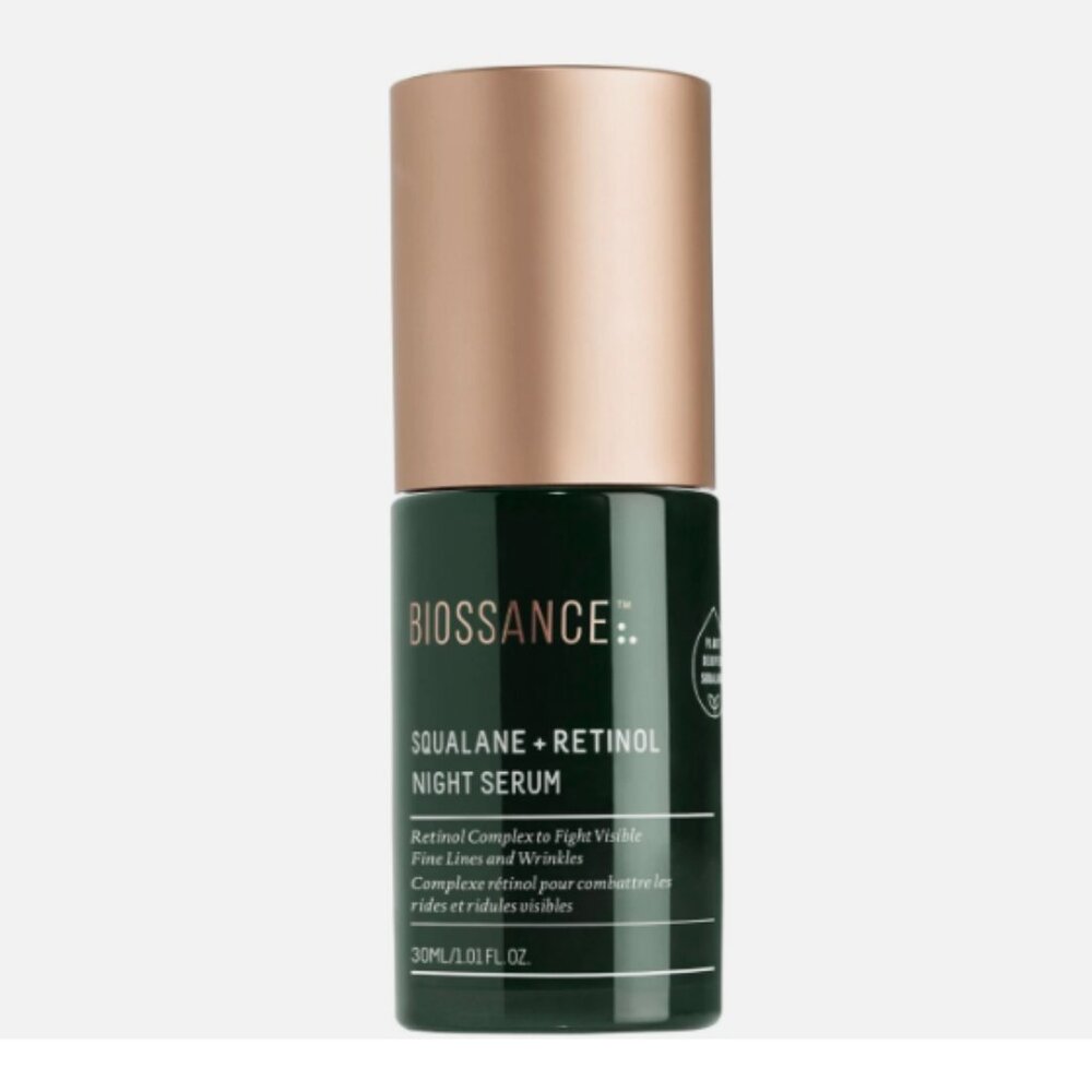 MSRP $74 | Biossance Squalane + Retinol Night Serum – 30 mL / 1 oz – NWOB